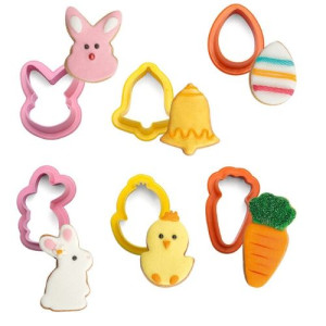 Decora Easter Mini Cutters Set/6