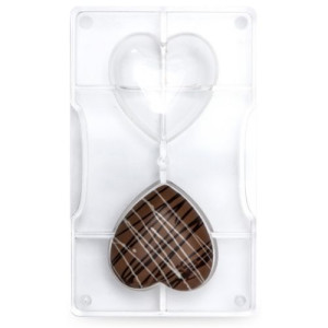 Decora Chocolate Mould - 67mm Hearts