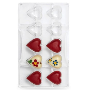 Decora Chocolate Mould - 35mm Hearts