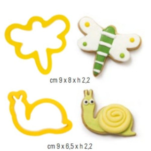 Decora Dragonfly & Snail Cutters 