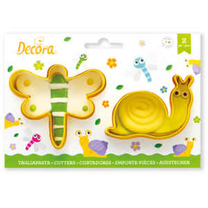 Decora Dragonfly & Snail Cutters 