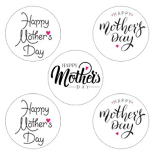 Happy Mother's Day Cupcake Toppers - 15 x 2"