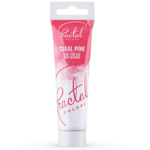 Fractal Full-Fill Gel Food Colour 30g - Coral Pink