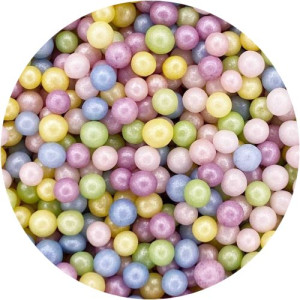 4mm Soft Pastel Glimmer Pearls 80g 
