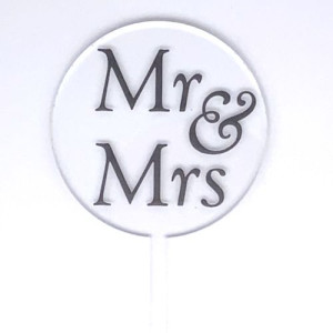 Baby Paddle - Clear Mr & Mrs
