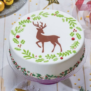 Decora Cake Stencil - Reindeer