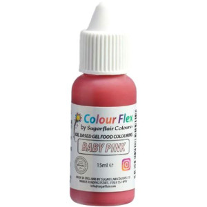Sugarflair Colour Flex Oil Based Colour - Baby Pink 15ml