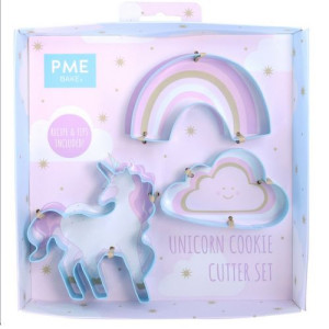 PME Unicorn Cookie Cutter Set/3