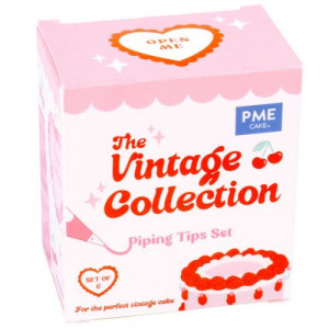 PME Vintage Cake Piping Tip Set/6