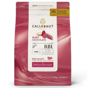 2.5kg Callebaut Belgian Ruby Chocolate