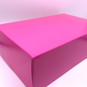 Hot Pink Cupcake Box - Holds Standard 6's or Mini 12's