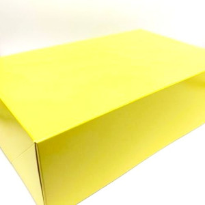 Yellow Cupcake Box - Holds Standard 6's or Mini 12's