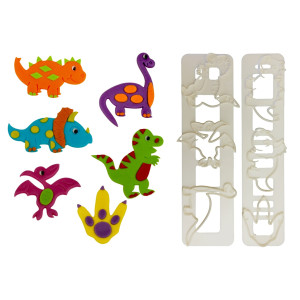 FMM Cute Dinosaur Cutter set