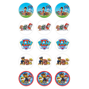 PAW Patrol Cupcake Toppers - 15 x 2"