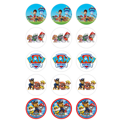 PAW Patrol Cupcake Toppers @ Stuff 4 Cakes