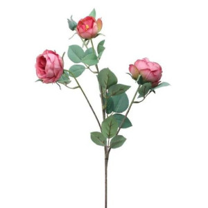 Tintagel Vintage English Rose Spray Dusy Pink
