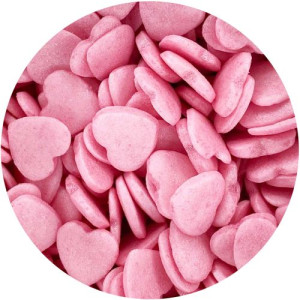Pink Glimmer Hearts 65g 