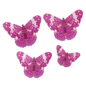 Crystal Candy Wafer Butterflies - Sundara Pk/22