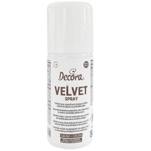 Decora Velvet Edible Spray 100ml - Cocoa