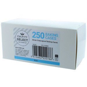 Box/250 Culpitt Select Baking Cases - Blue