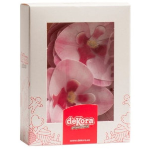 Dekora Pink Wafer Orchids Box/10