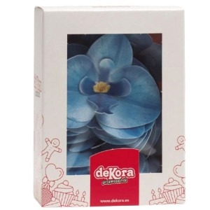 Dekora Blue Wafer Orchids Box/10