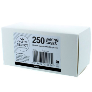 Box/250 Culpitt Select Baking Cases - Black