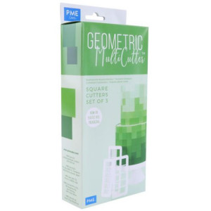 PME Geometric Square Multicutter Set/3 