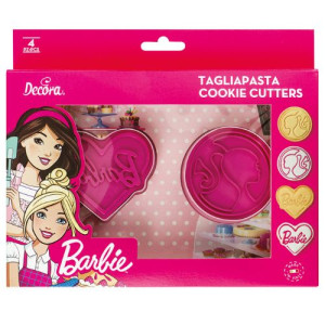 Decora Barbie Cutter & Embosser Set/4
