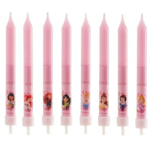 Disney Princess Candles Pk/8