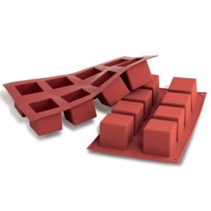 SilikoMart Cube Mould - 8 Cavity