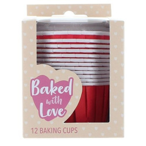 Red Baking Cups Pk/12
