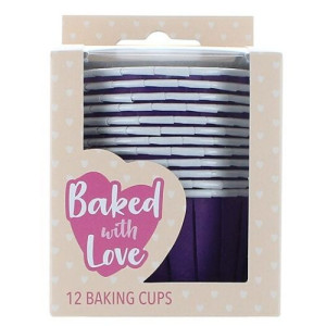 Purple Baking Cups Pk/12