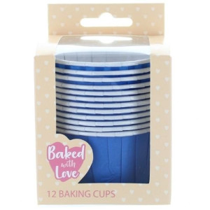 Blue Baking Cups Pk/12