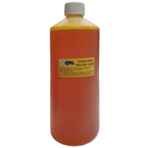 1 Litre Edible Ink Refill - Large Yellow