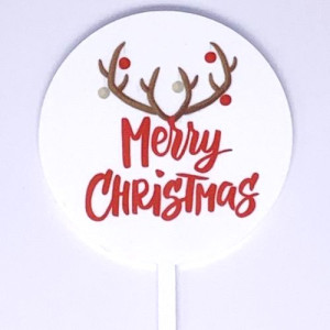 Baby Paddle - Merry Christmas with Antlers