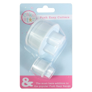 Cake Star Push Easy Push "&"  Large and Small Cutters