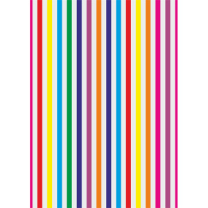 Coloured Stripes Wafer Paper Sheets Pk/2