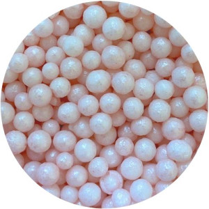 4mm Pastel Pink Glimmer Pearls 80g