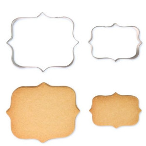 PME Cookie & Cake Plaque Cutters Style 1 - Set/2