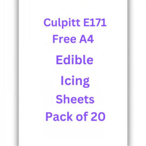 Culpitt A4 Edible Icing Sheets Pk/20