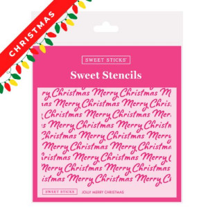 Sweet Stencils - Jolly Merry Christmas