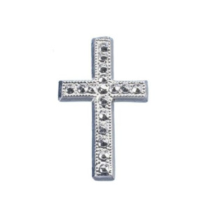 Small Plastic Silver Cross 