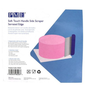 PME Soft Touch Side Scraper - Serrated