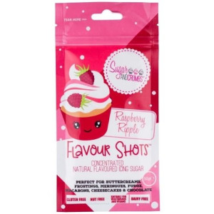 Flavour Shots! Concentrated Flavoured Icing Sugar - Raspberry Ripple 