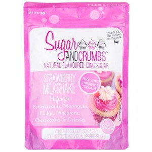Sugar & Crumbs Strawberry Milkshake Icing Sugar 500g