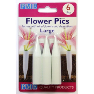 PME Large Flower Pics Pk/6