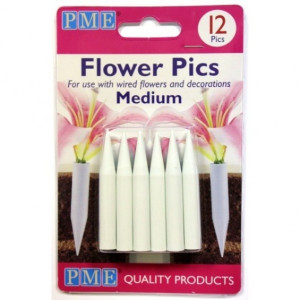 PME Medium Flower Pics Pk/12