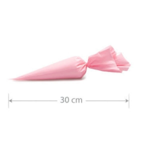12" Pink Disposable Piping Bags Pk/10