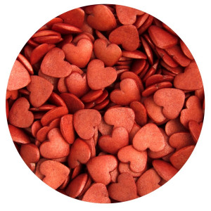 Red Glimmer Hearts 65g 